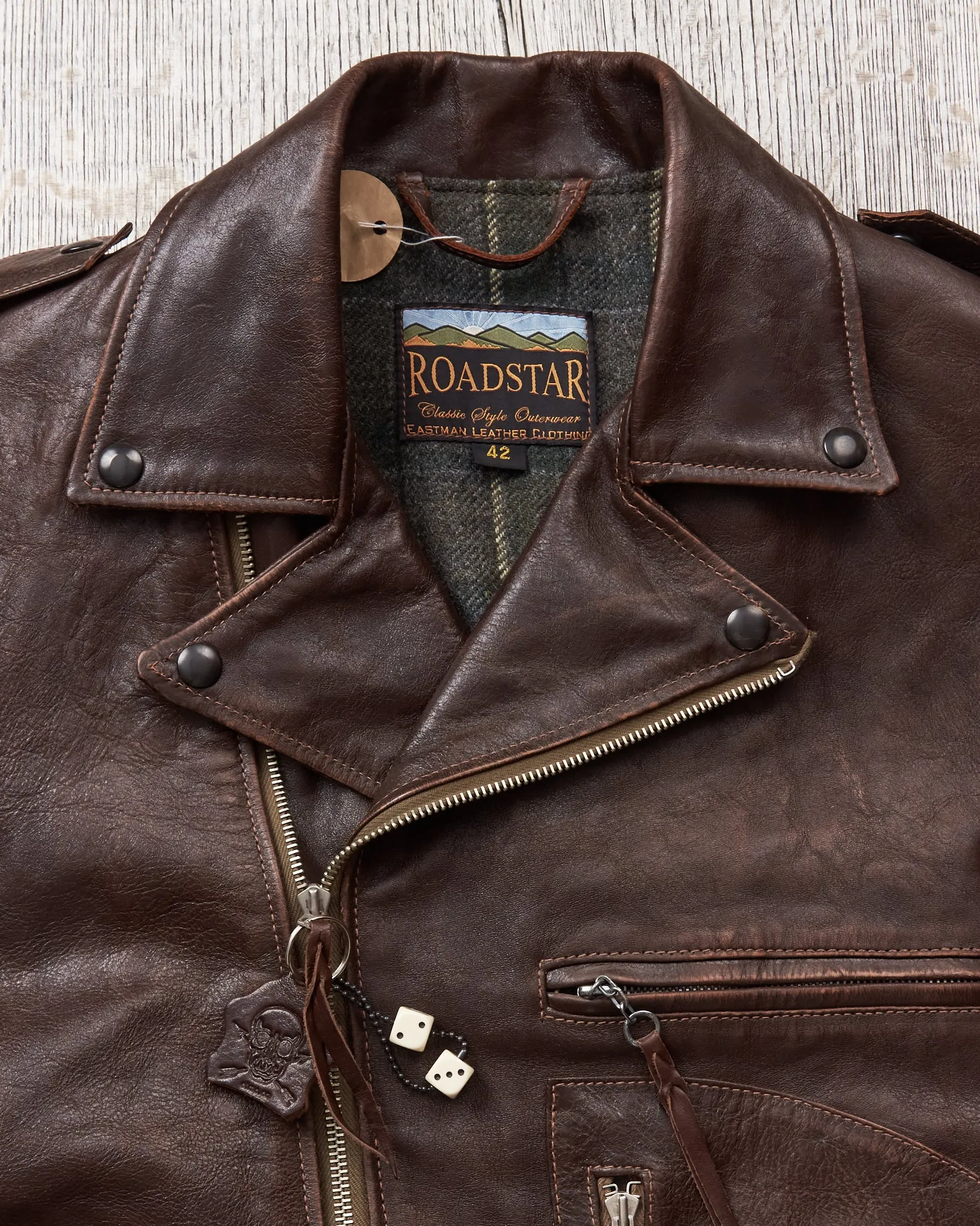 ELMC Roadstar Horsehide Jacket American Walnut