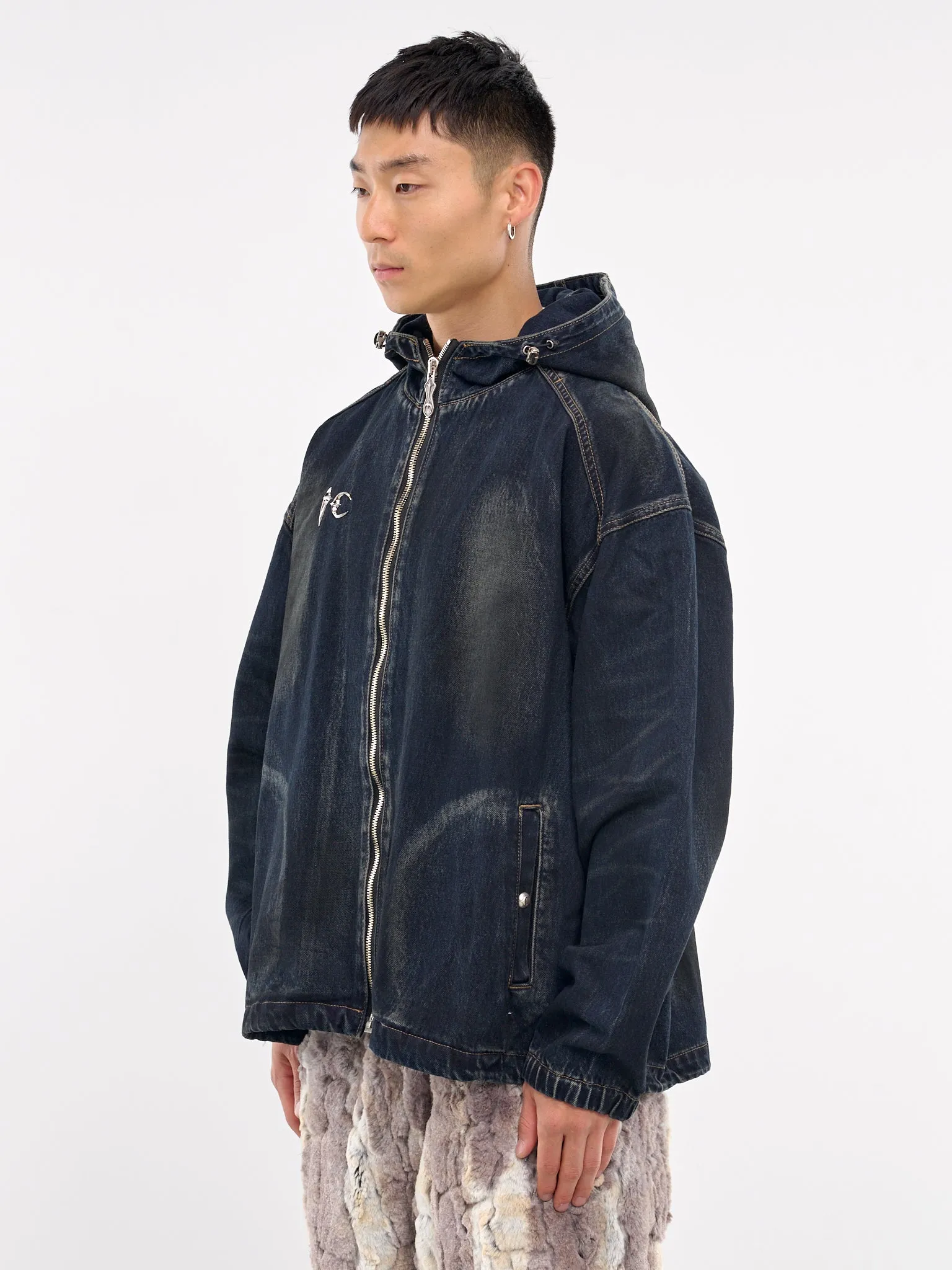 Emblem Denim Jacket (JK2002-BLUE)