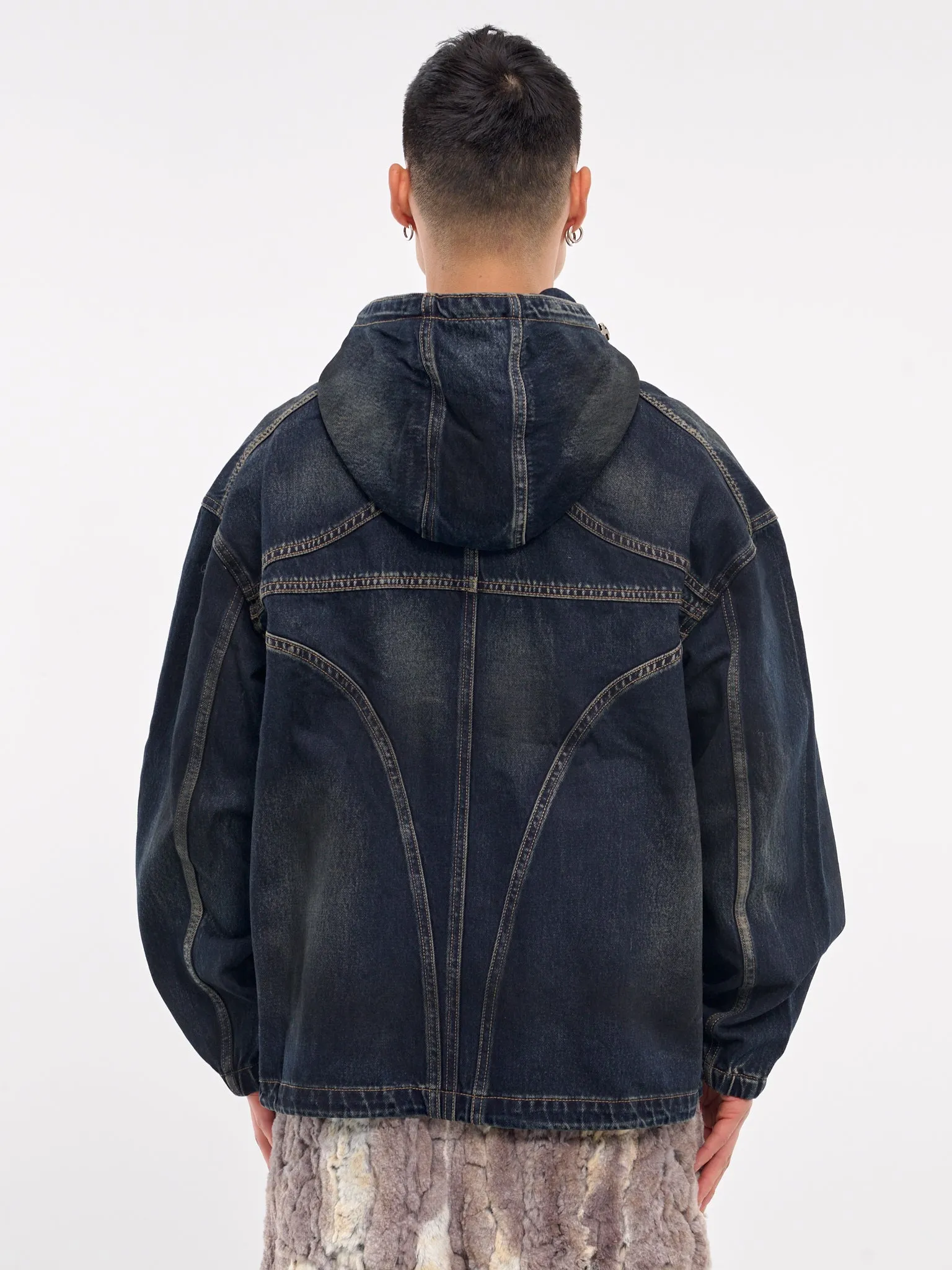 Emblem Denim Jacket (JK2002-BLUE)