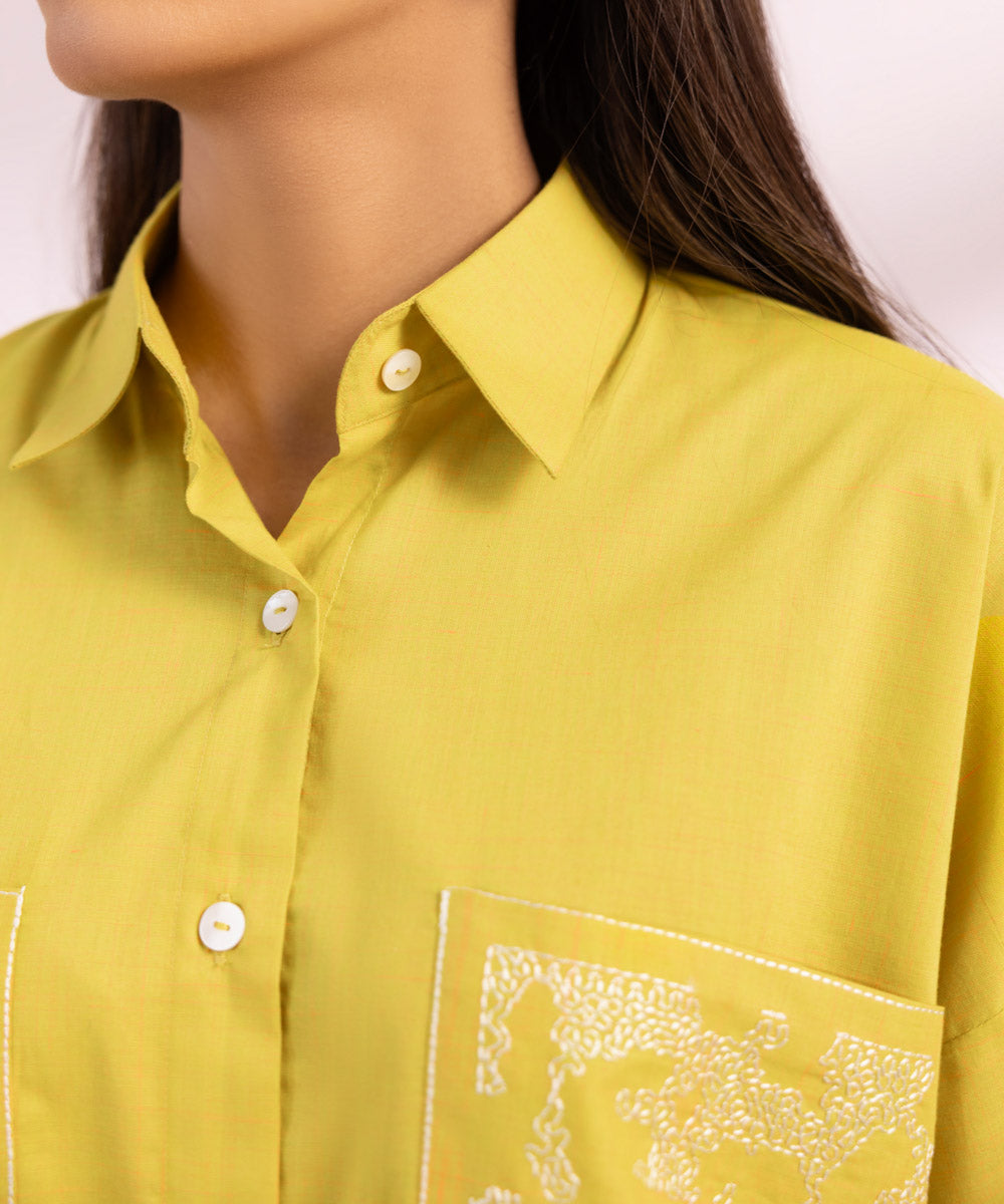 Embroidered Cotton Shirt