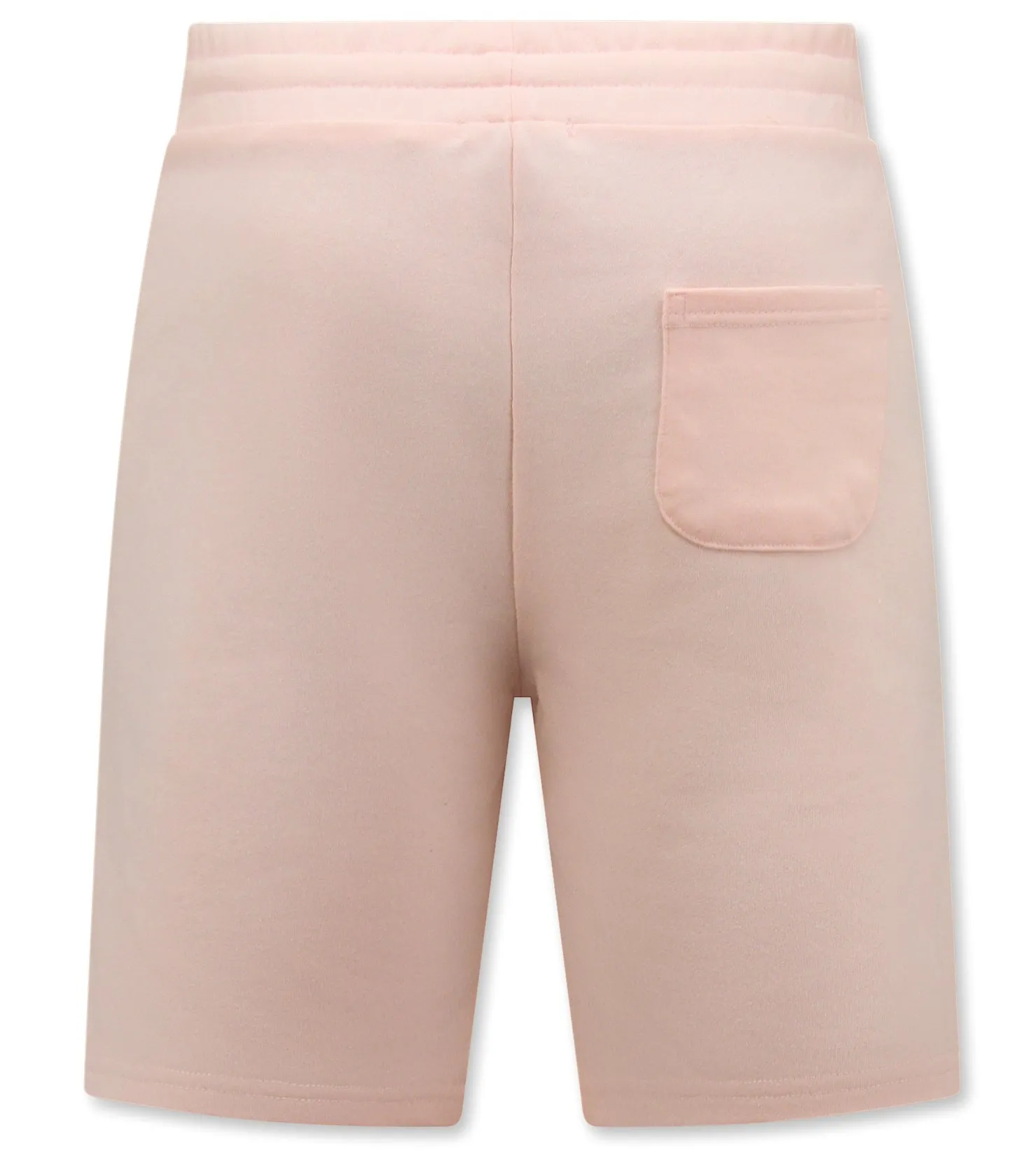 Enos Hoodie Heren met Rits - Jogging Shorts Heren - SET -  Pink