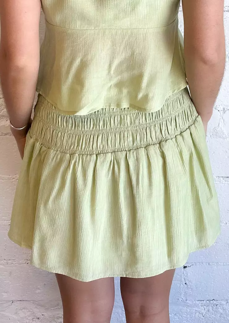 Eve Smocked Skirt