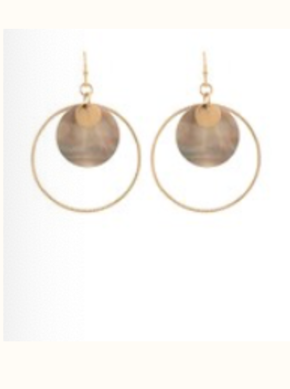 Evelyn Earrings - Abalone