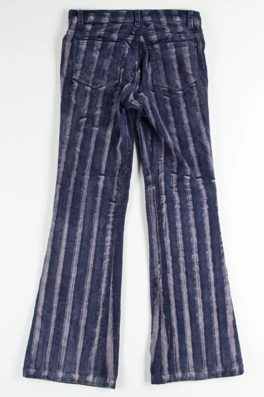 Faded Striped Corduroy Bell Bottoms (sz. 28)