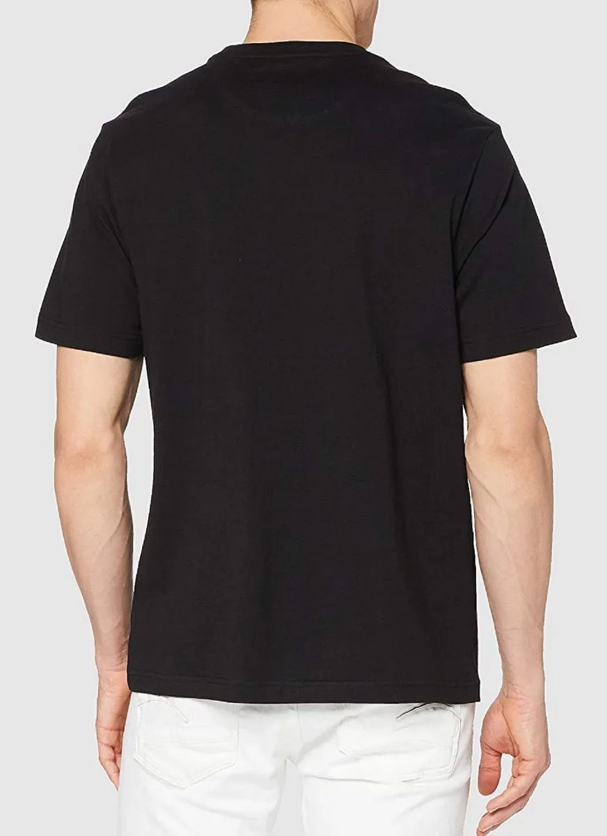 Farah Eddie Plain Crew Neck T-Shirt Black