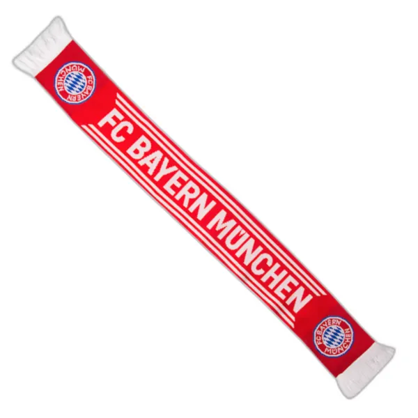 FC Bayern Munchen Home Scarf - Red/ White