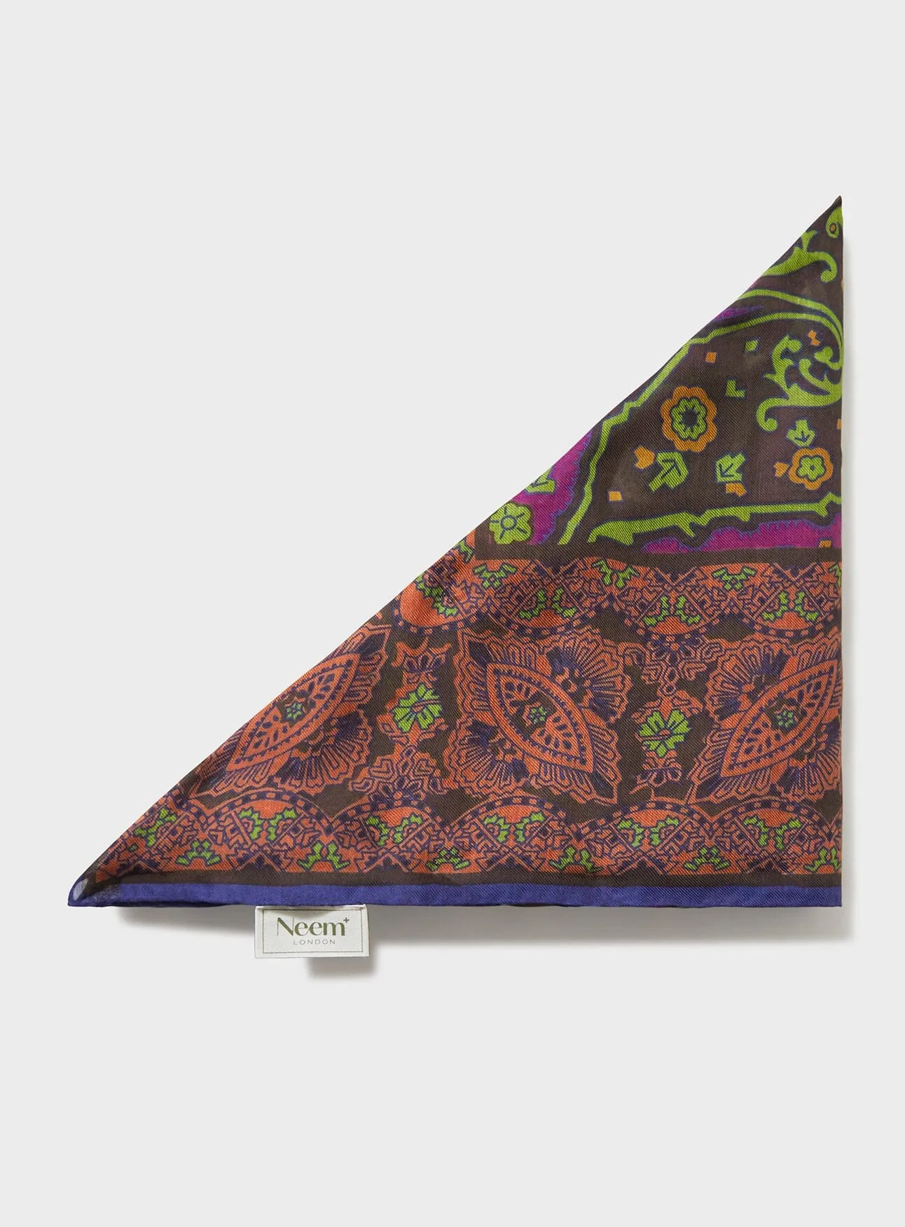 Flamboyant Tencel Pink Paisley Scarf