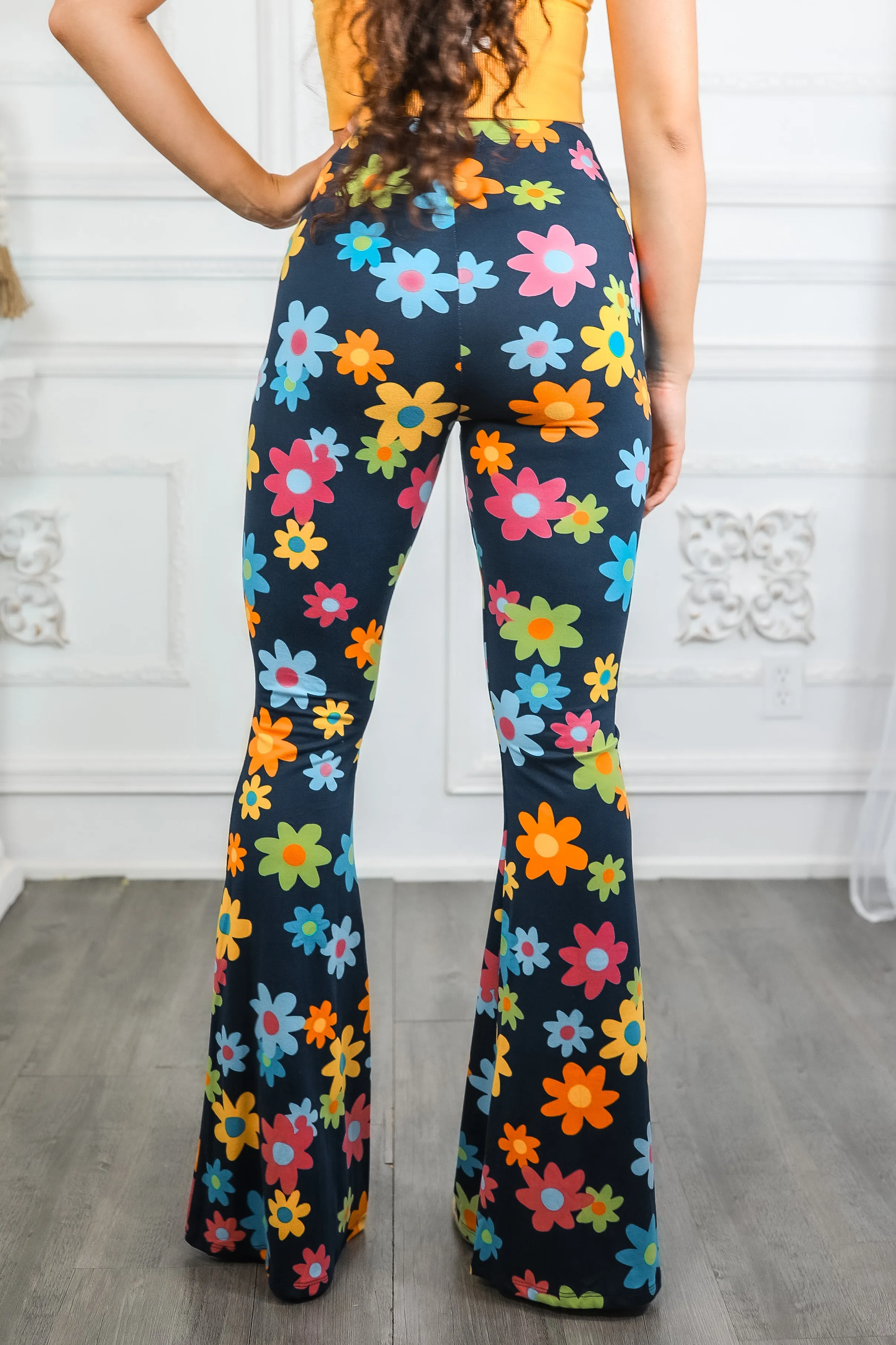 Floral Explosion Bell Bottoms