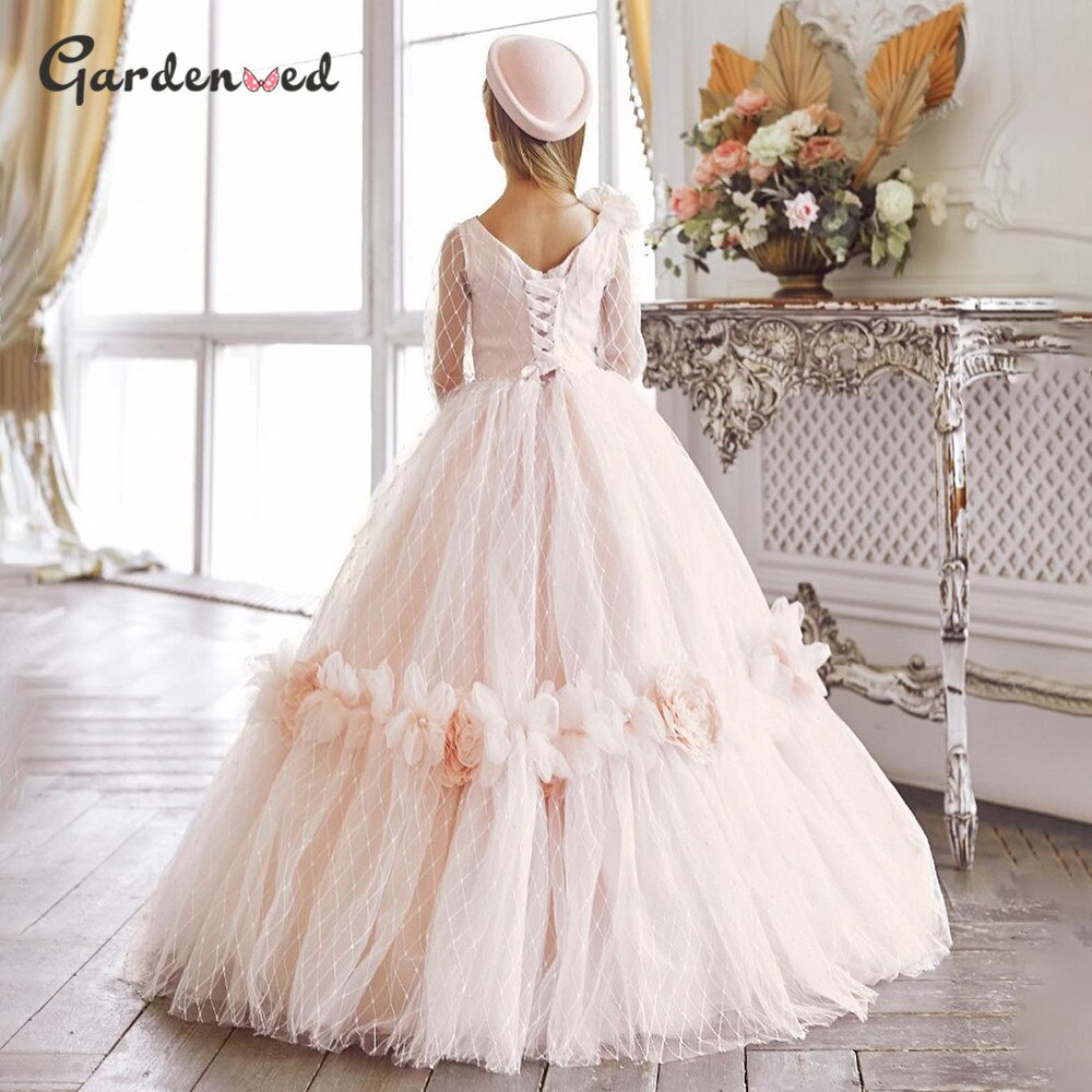 Flowers Tulle Birthday Dresses