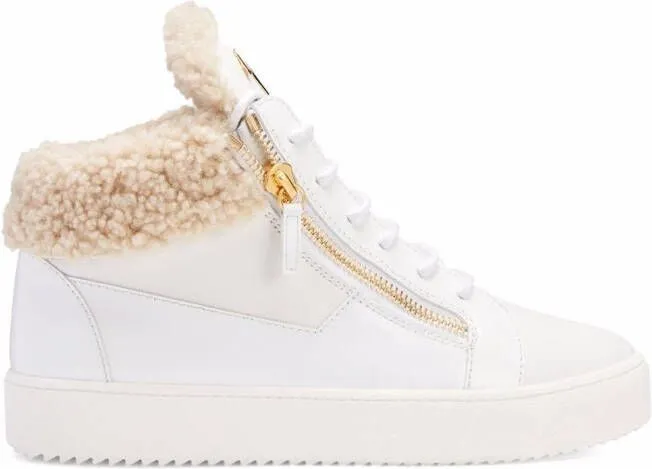 Giuseppe Zanotti Kriss leather sneakers White