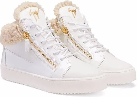 Giuseppe Zanotti Kriss leather sneakers White