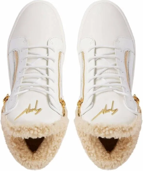 Giuseppe Zanotti Kriss leather sneakers White