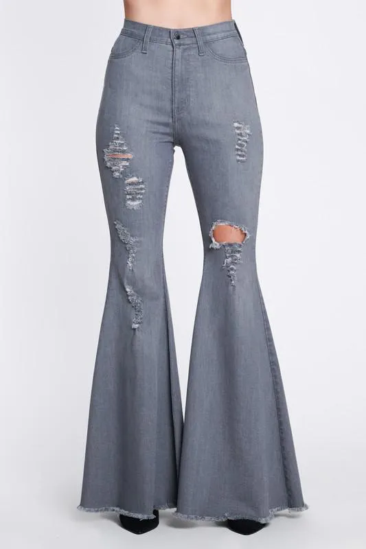 GRETA GREY BELL BOTTOMS