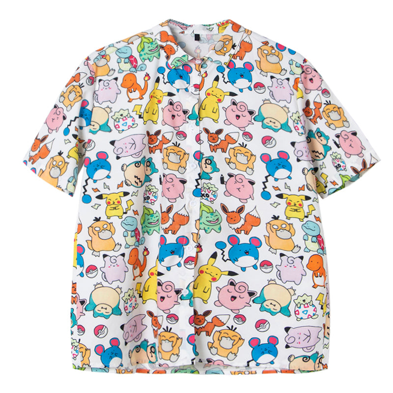 HARAJUKU CARTOON SHORT SLEEVE SHIRT BY22252