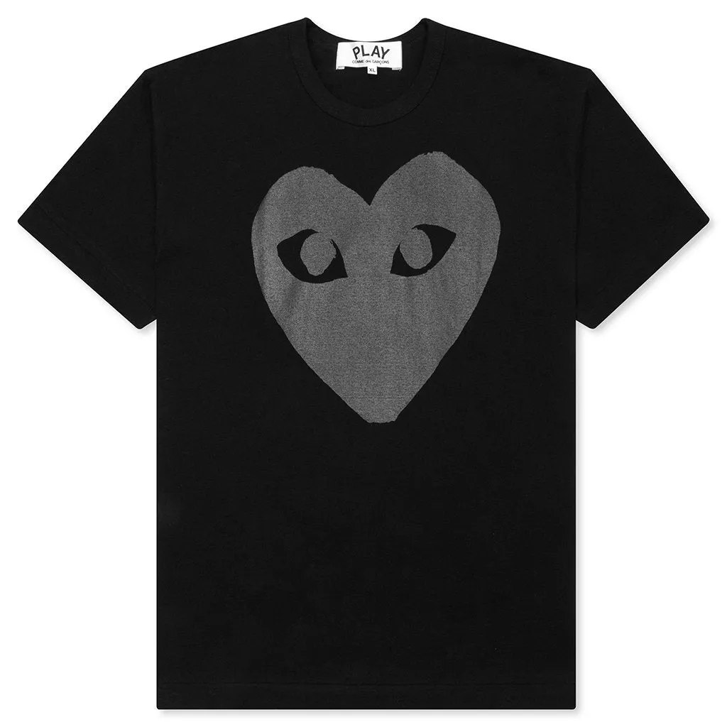 Heart T-Shirt - Black/Black