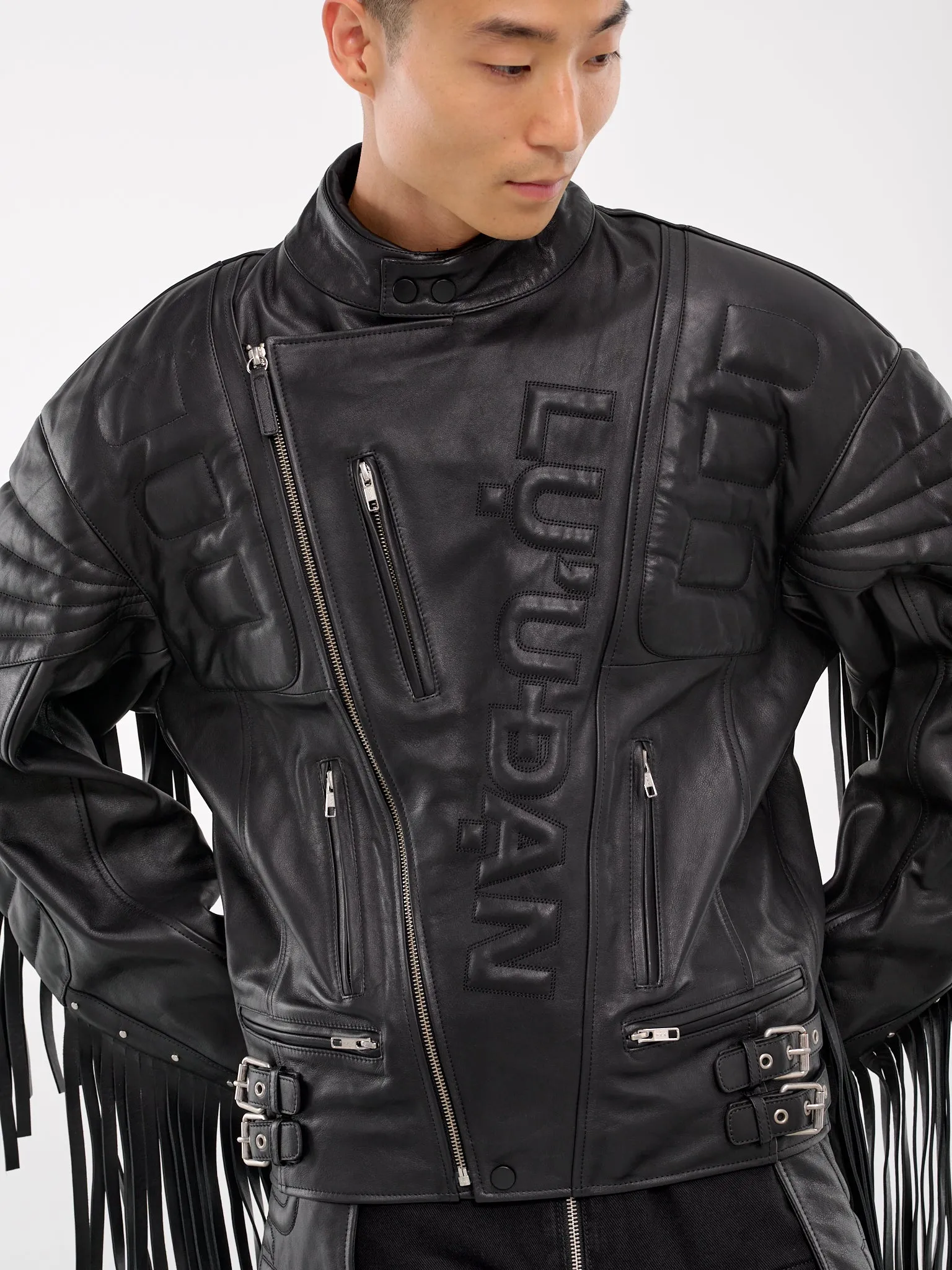 Hell-Fore Moto L-D Jacket (MJ052LE-CL-BLACK)