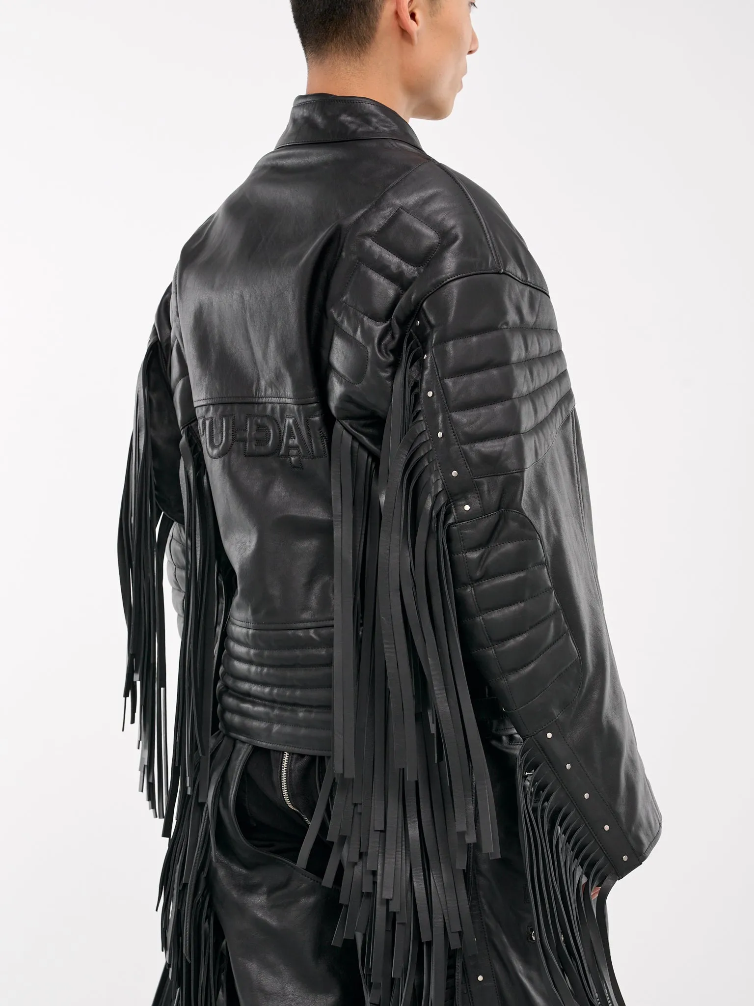 Hell-Fore Moto L-D Jacket (MJ052LE-CL-BLACK)