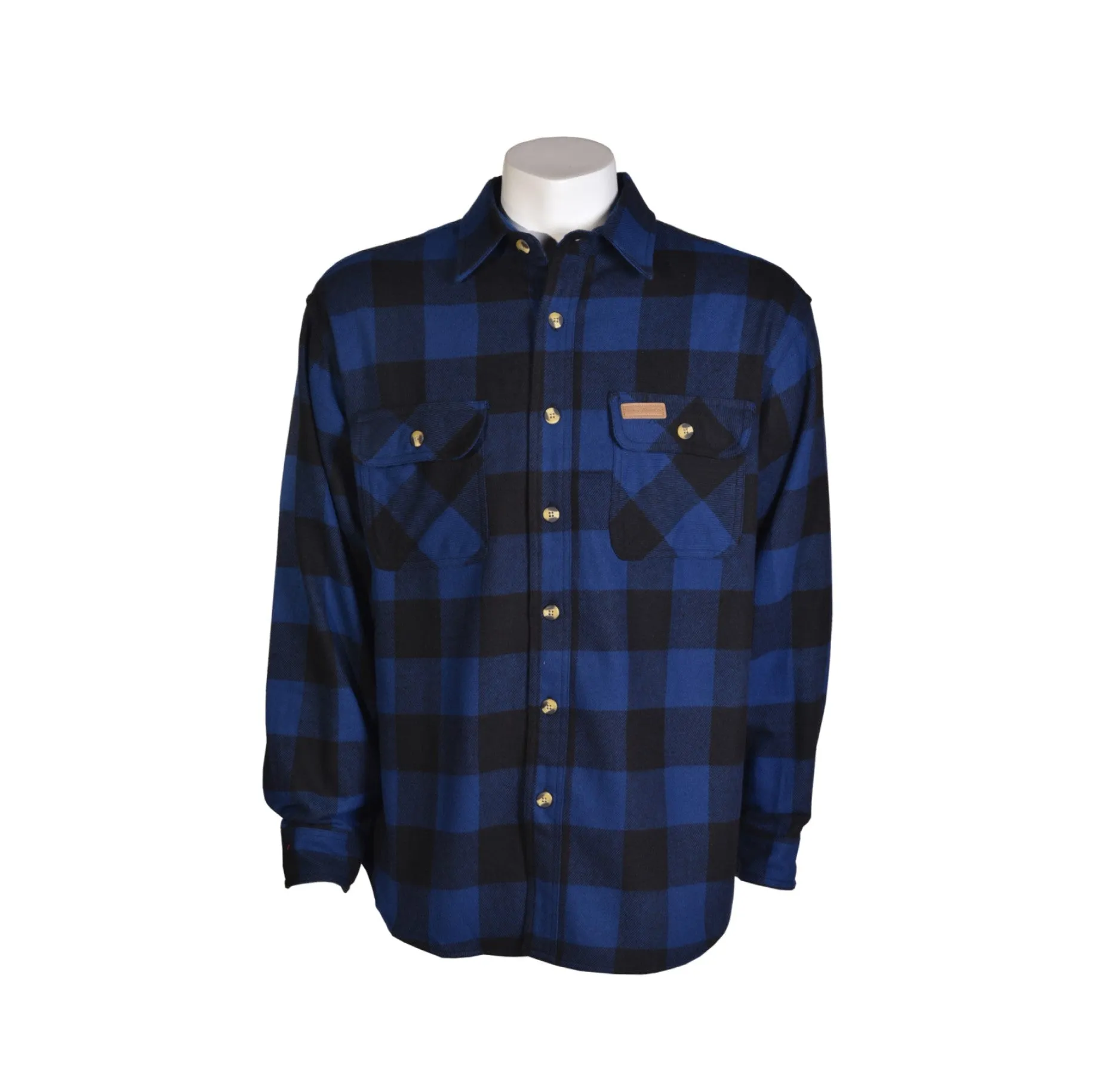 Hickory Shirt Co. Men's Button-Down Long Sleeve Flannel Shirt