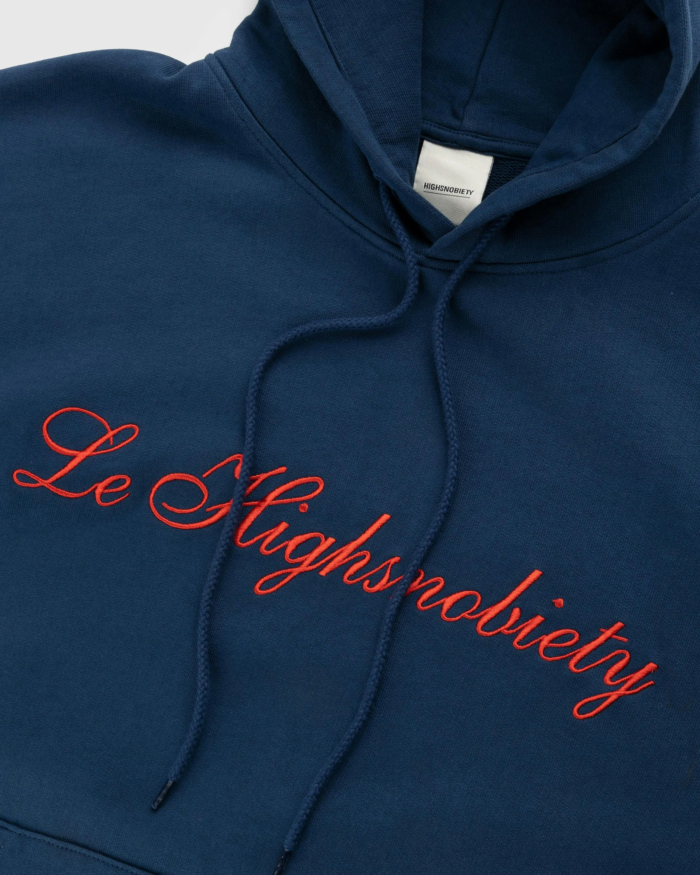 Highsnobiety – Not In Paris 4 Logo Hoodie Navy | Highsnobiety Shop