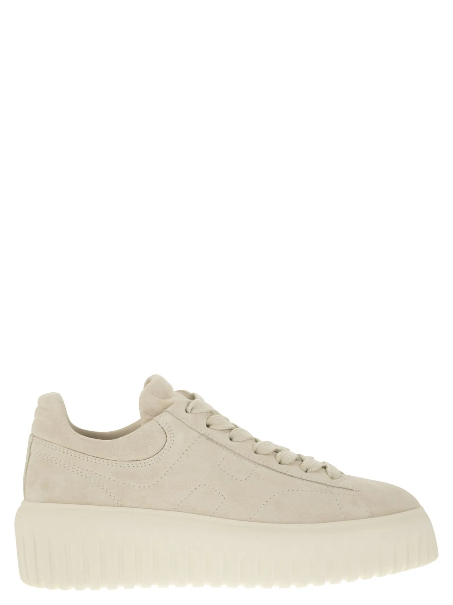 Hogan    Hogan Suede H Stripes Sneakers