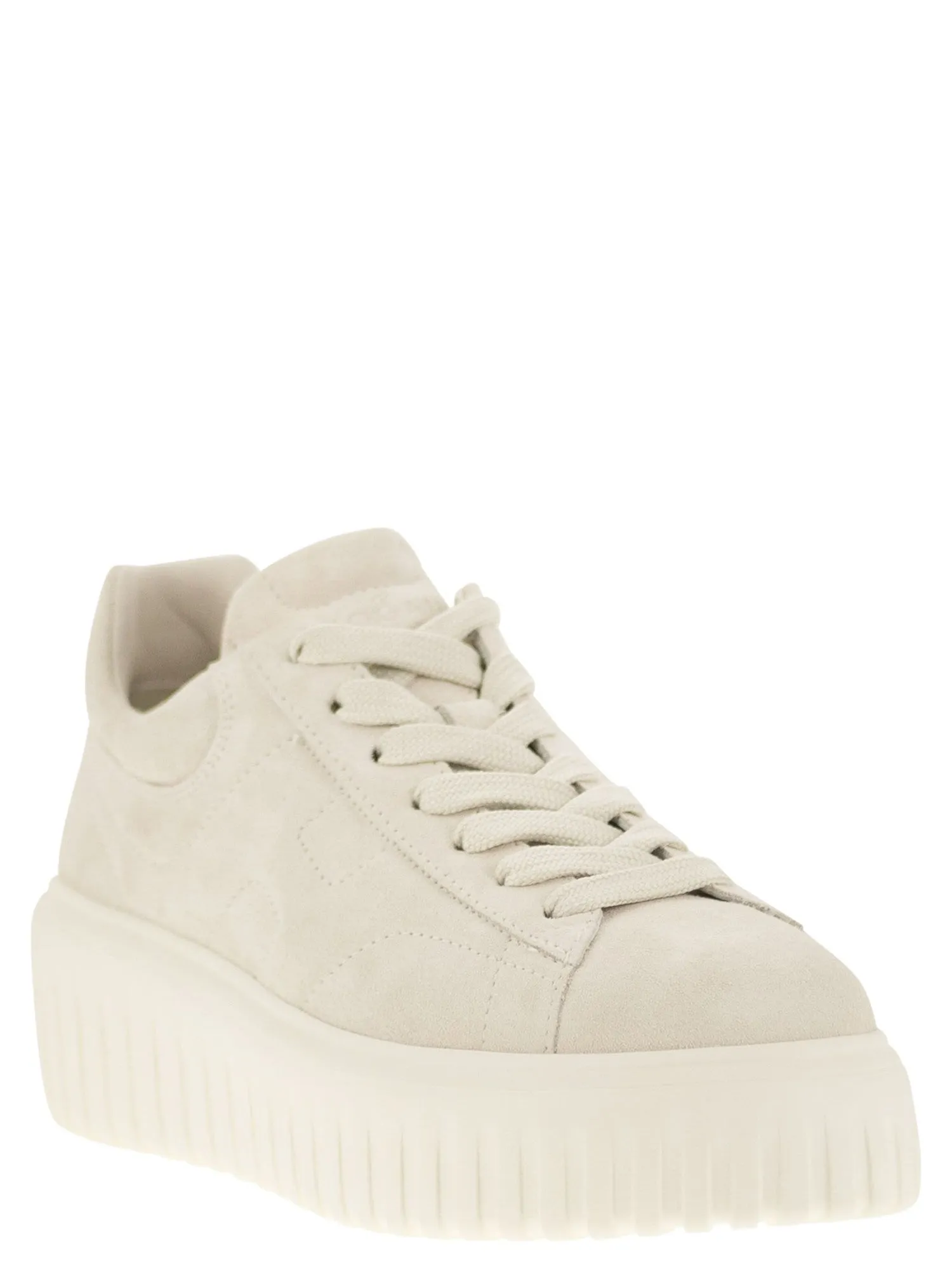 Hogan    Hogan Suede H Stripes Sneakers