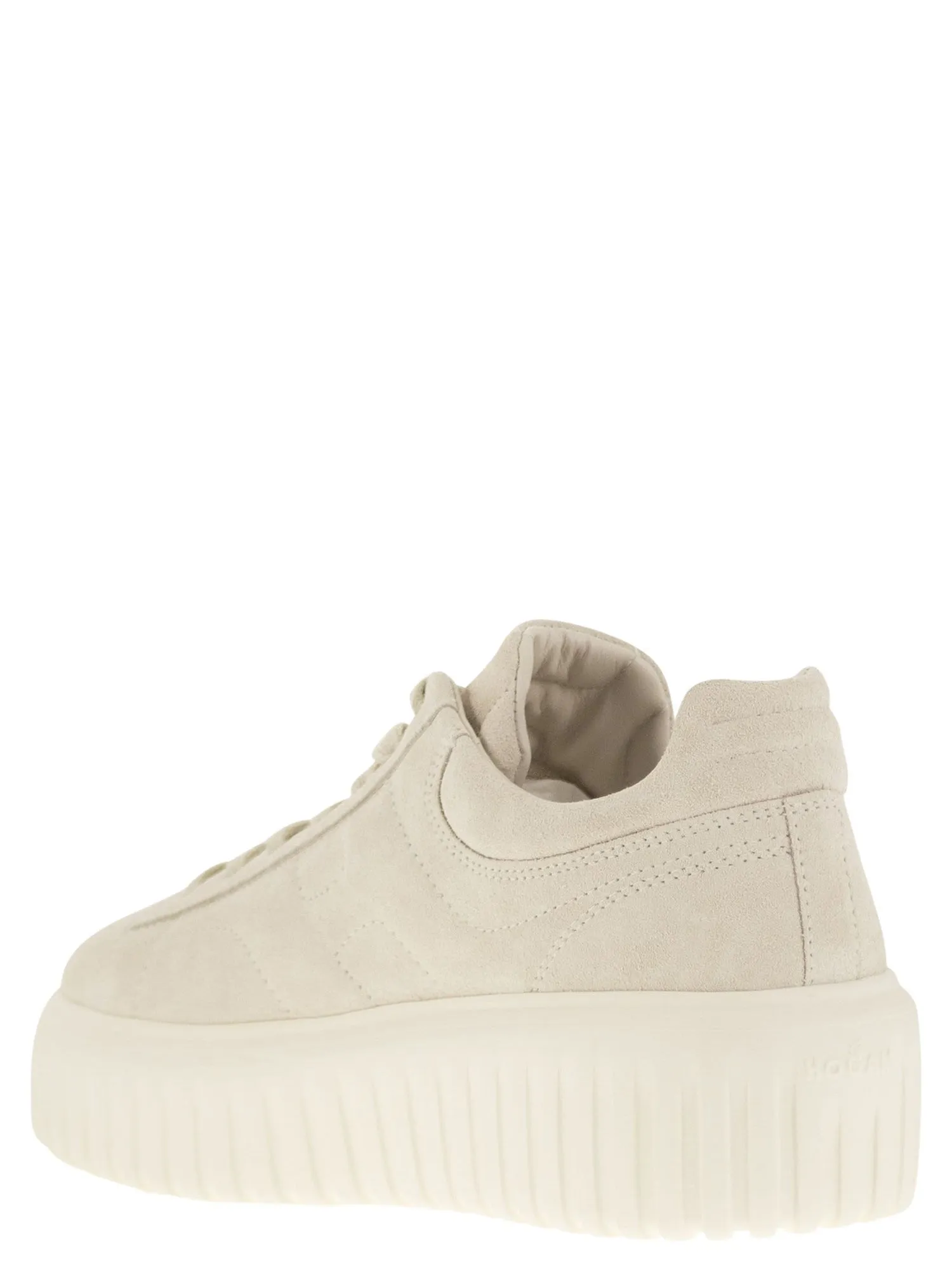 Hogan    Hogan Suede H Stripes Sneakers