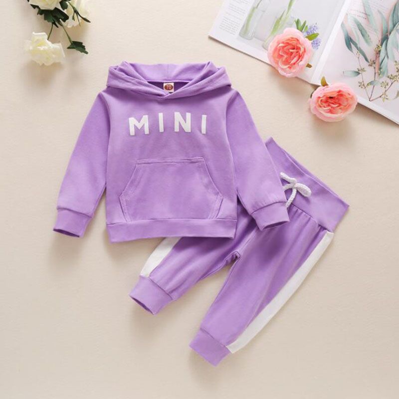 Infant Hooded Jackets+Pants Tracksuit