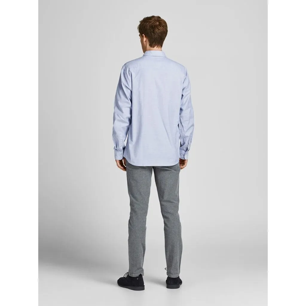 Jack & Jones Oxford Core Long Sleeve Shirt Cashmere Blue