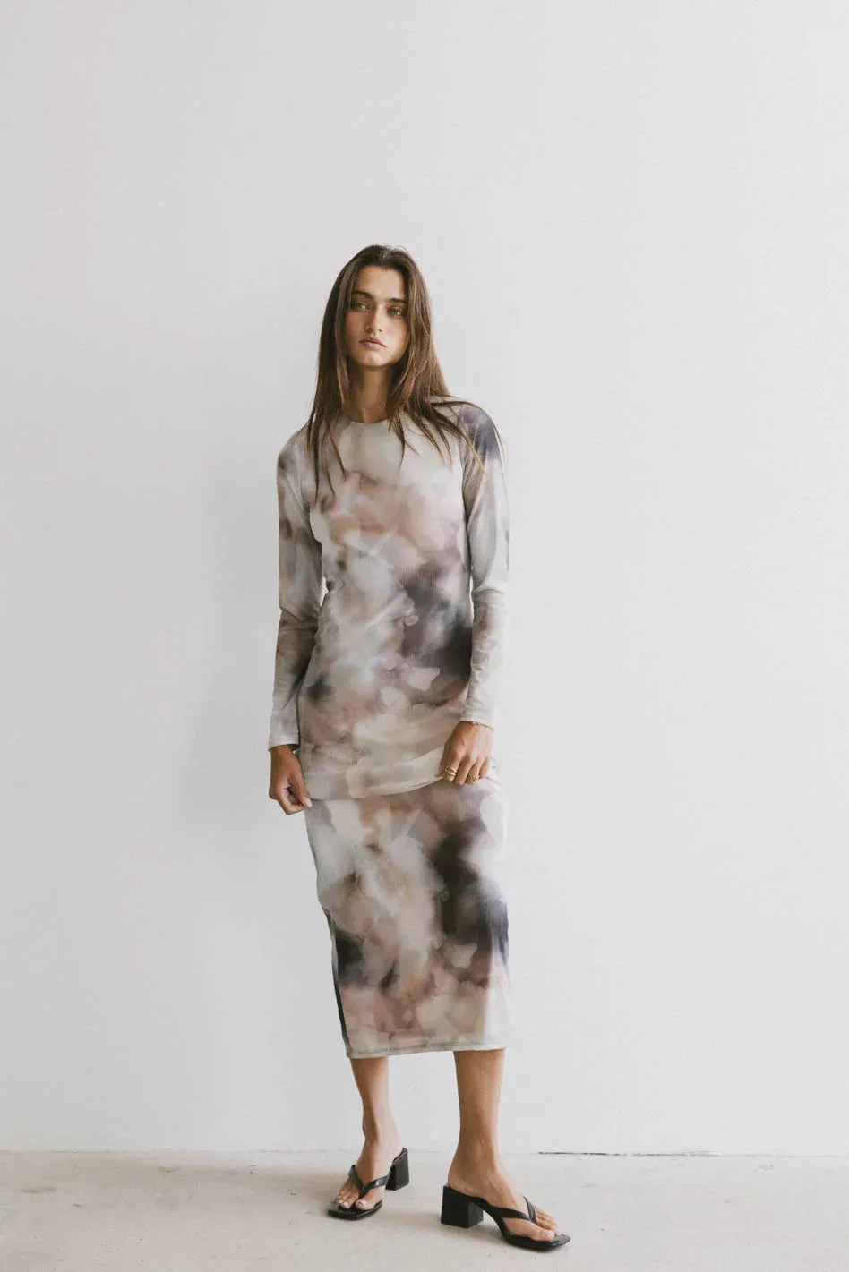 Jamie Watercolor Bodycon Dress