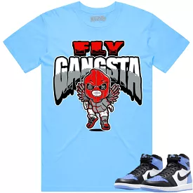 Jordan 1 UNC Toe 1s Shirt to Match - RED FLY GANGSTA