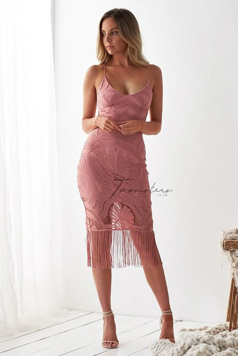 Khaleesi Dress - Dusty Pink