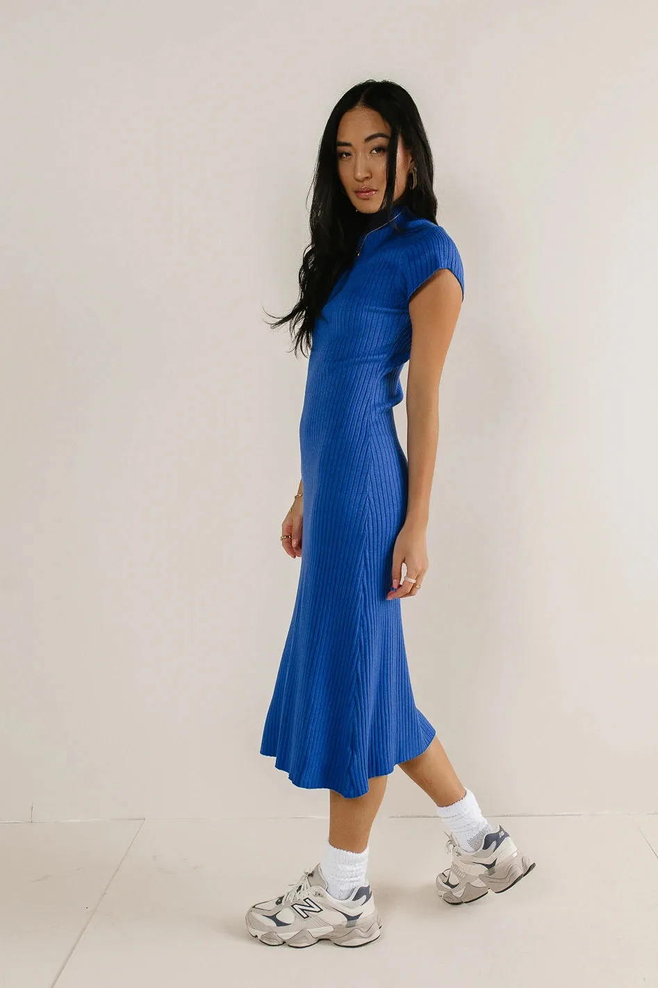 Kimi Bodycon Dress in Blue - FINAL SALE