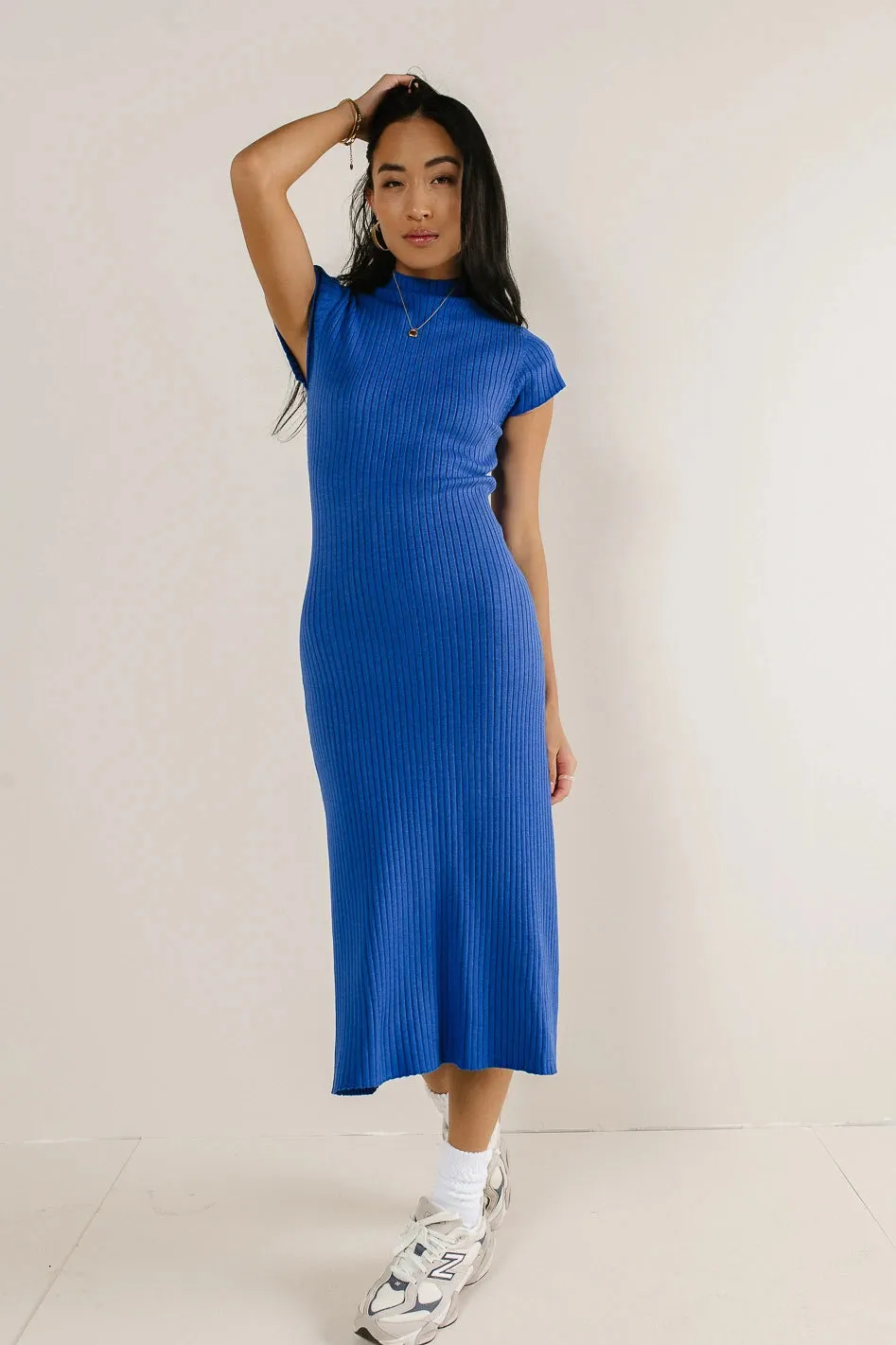 Kimi Bodycon Dress in Blue - FINAL SALE