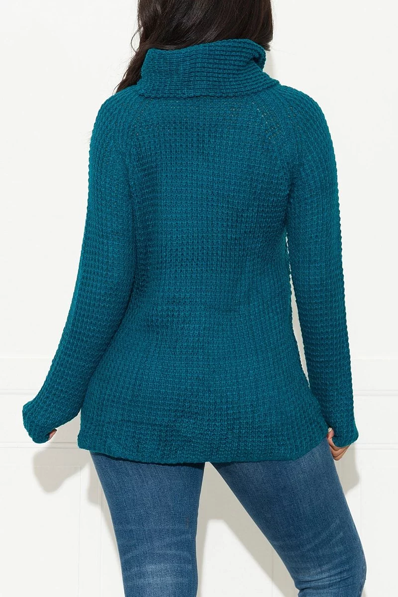 Last Chances Sweater Teal