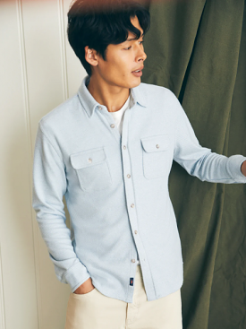 LEGEND SWEATER SHIRT - ICE BLUE TWILL