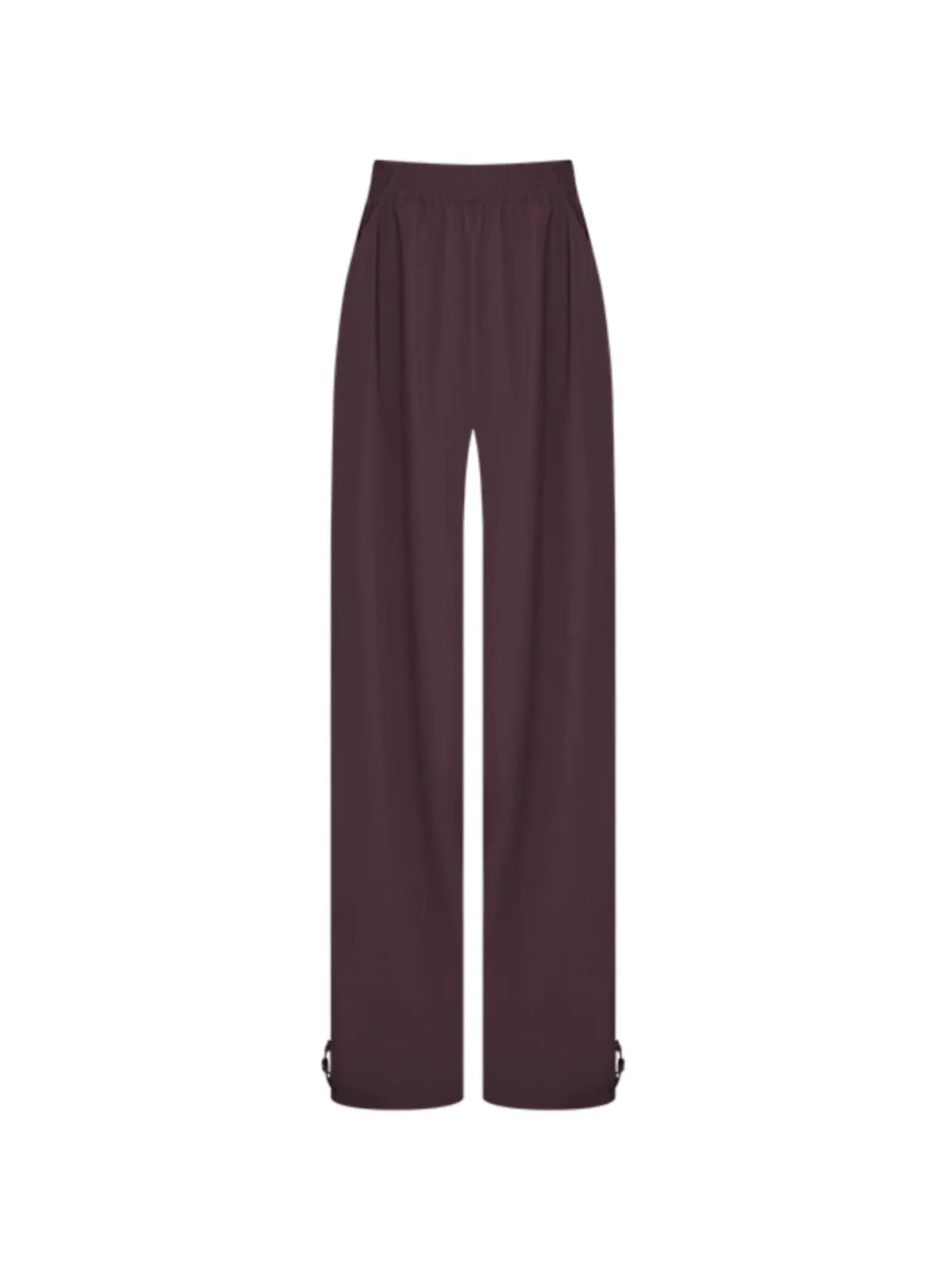 LEIYU Purple Secret Realm quick-drying wide-leg overalls for women summer European and American ins vertical straight casual flo