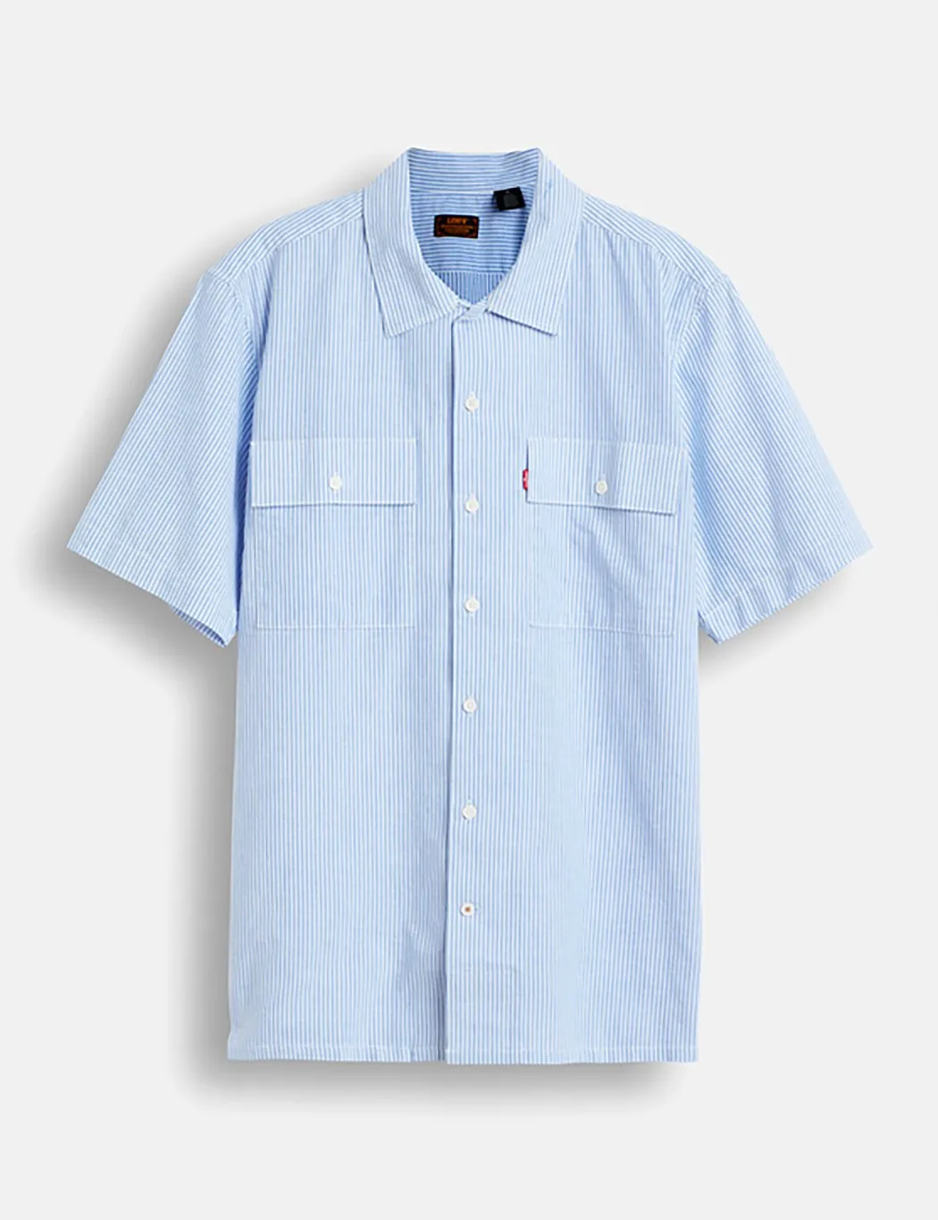 Levis Skate Button Down Shirt - Haus Stripe Blue