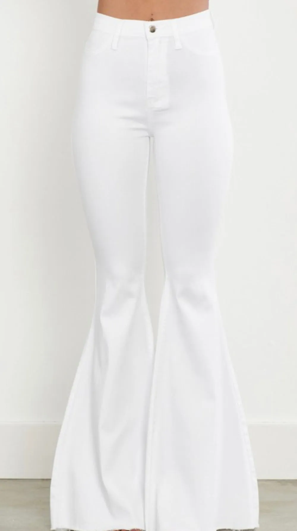 LEXA WHITE BELL BOTTOMS