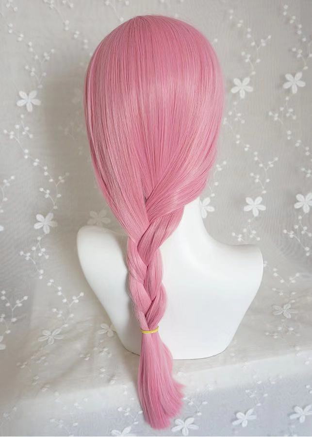 LOLITA AIR BANGS PINK LONG STRAIGHT WIG BY31067