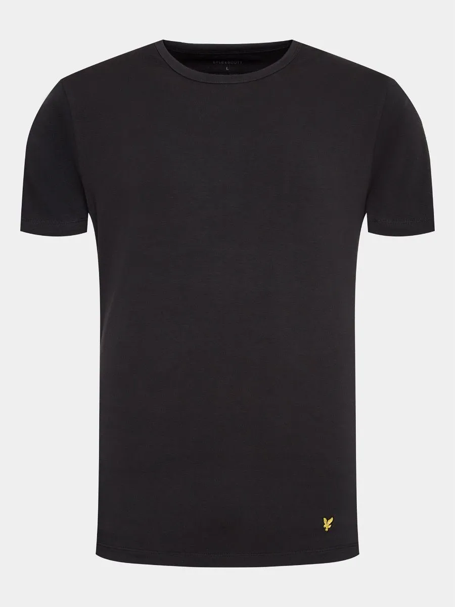 Lyle & Scott Maxwell 3 Pack Crew Neck T-Shirt Black/Grey/White