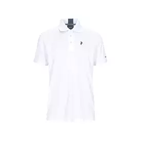 M Tech Solid Polo White