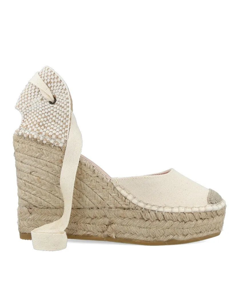 Macarena Alba 50 raw wedge espadrille