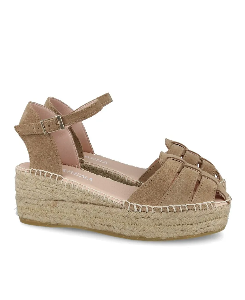 Macarena Java 43 wedge and platform espadrille