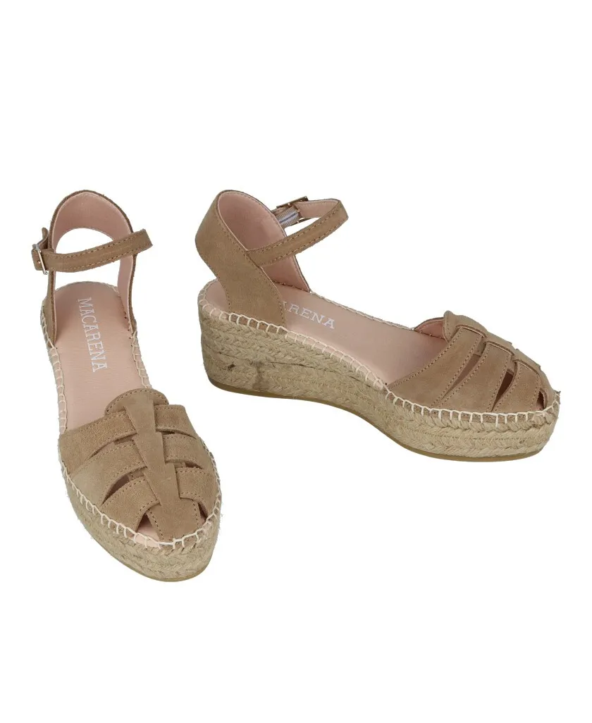 Macarena Java 43 wedge and platform espadrille