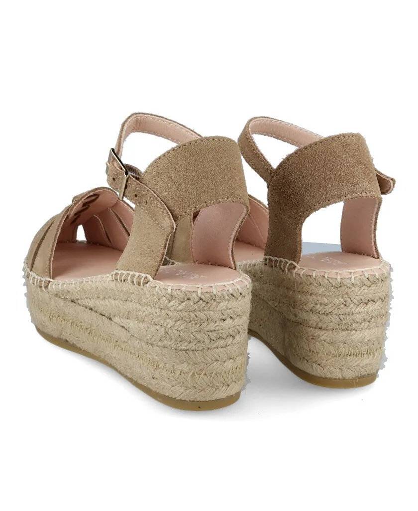 Macarena Java 43 wedge and platform espadrille