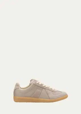 Maison Margiela Replica Suede & Leather Sneakers