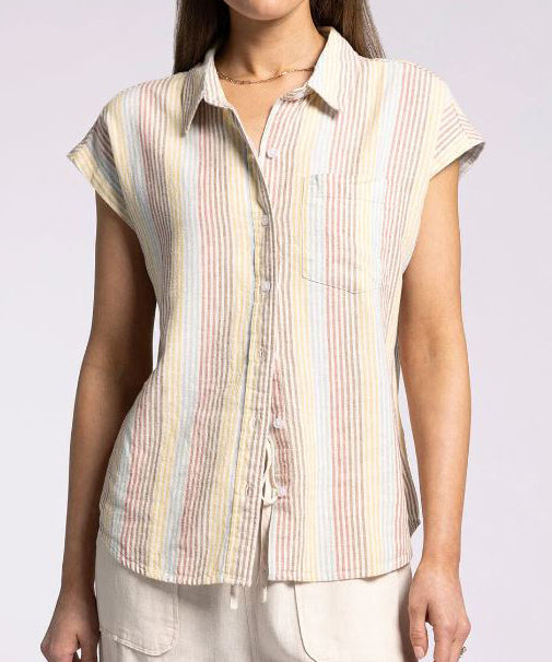 Mali Shirt - Retro Rainbow Stripe