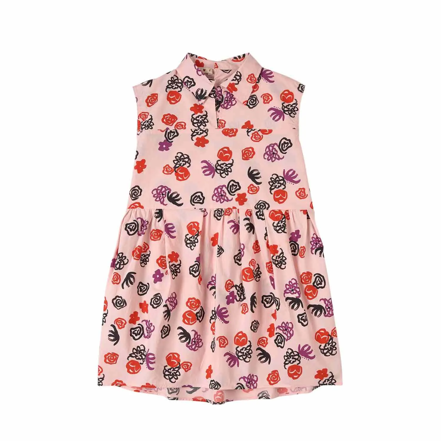 Marni Pink Chemisier Dress For Girls And Teen