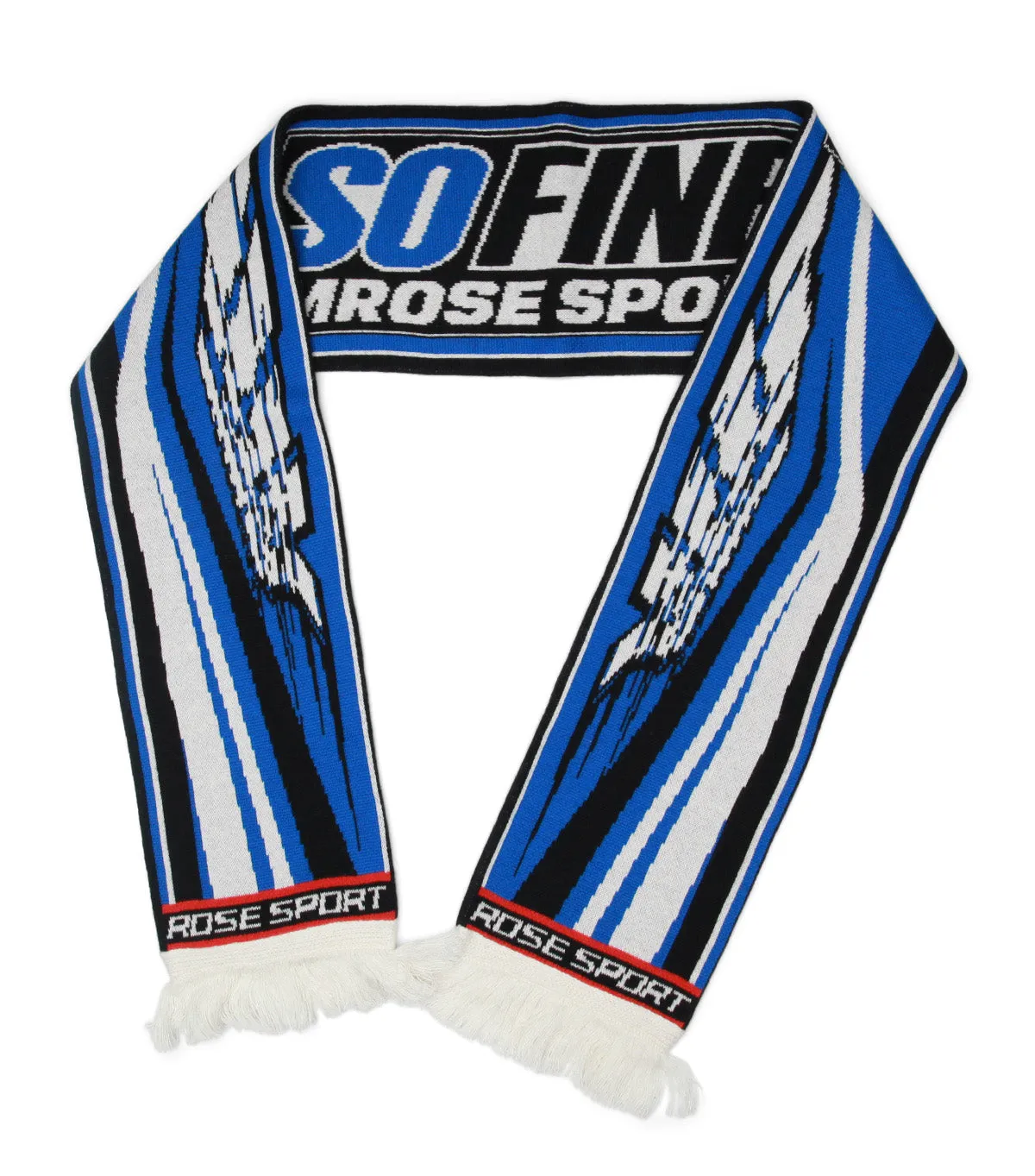 Martine Rose Motocross Scarf Blue