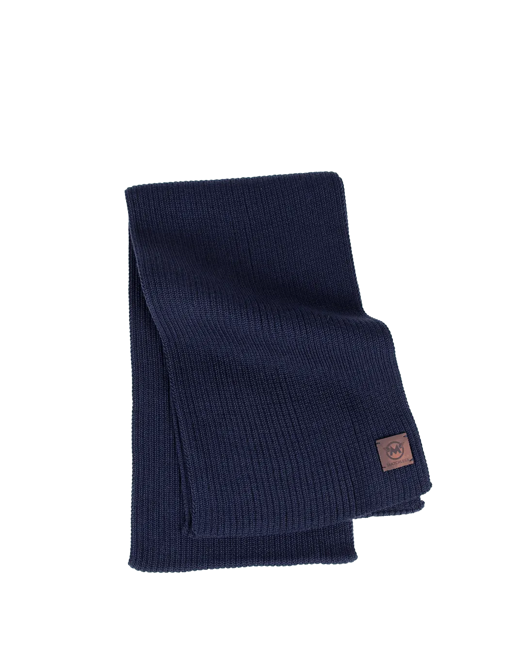 Matchless Basic Wool Scarf, navy